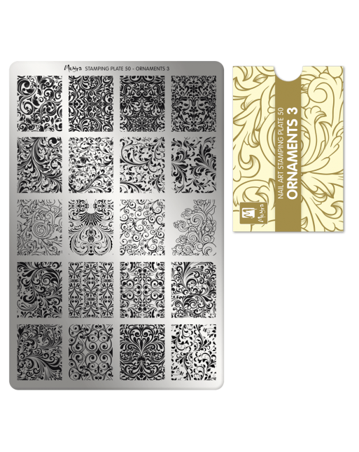 Moyra stamping plate 050 Ornaments 3