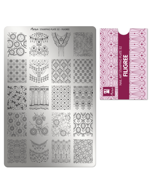 Moyra stamping plate 052 Filigree