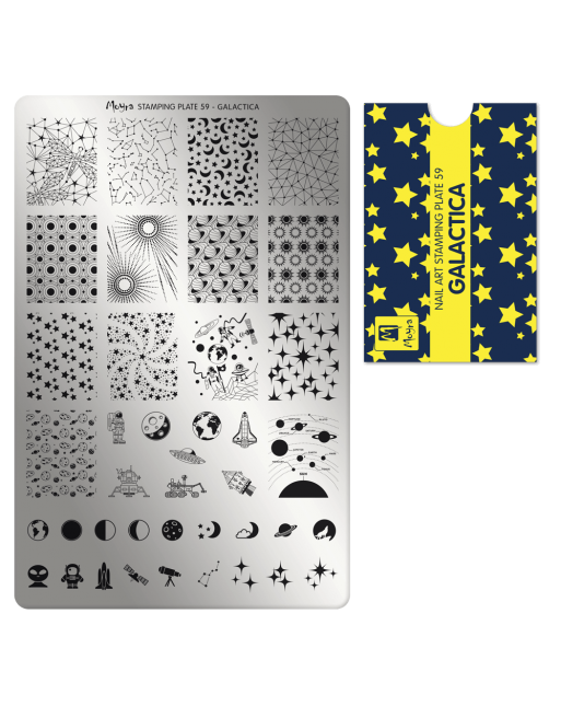 Moyra stamping plate 059 Galactica