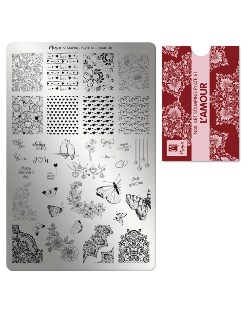 Moyra stamping plate 061 Lamour