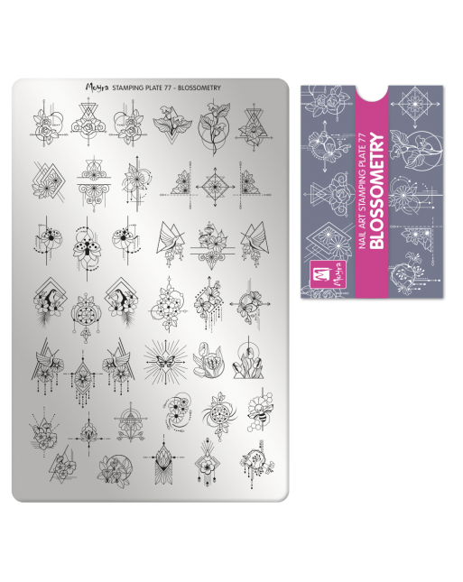 Moyra stamping plate 077 Blossometry
