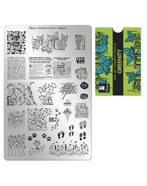 Moyra stamping plate 081 Greenity