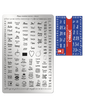 Moyra stamping plate 084 Cyrillic