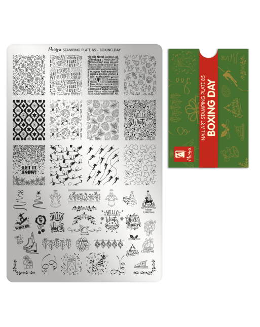 Moyra stamping plate 085 Boxing day