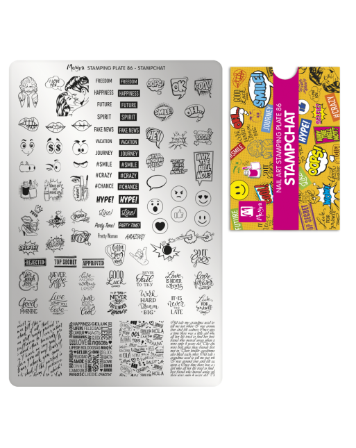 Moyra stamping plate 086 Stampchat