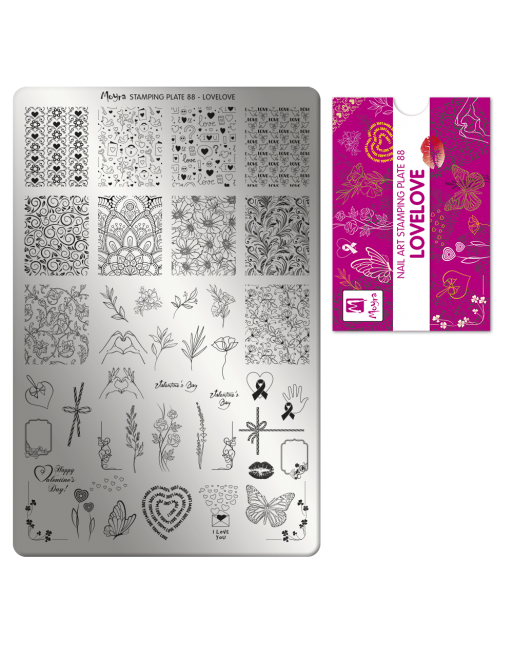 Moyra stamping plate 088 lovelove