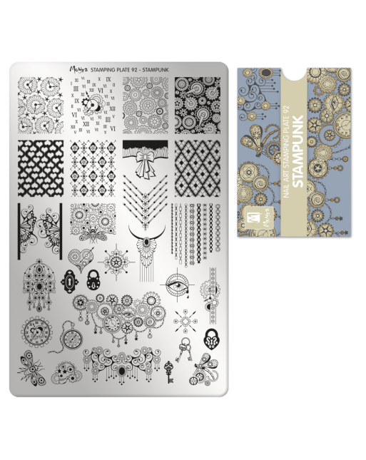 Moyra stamping plate 092 stampunk