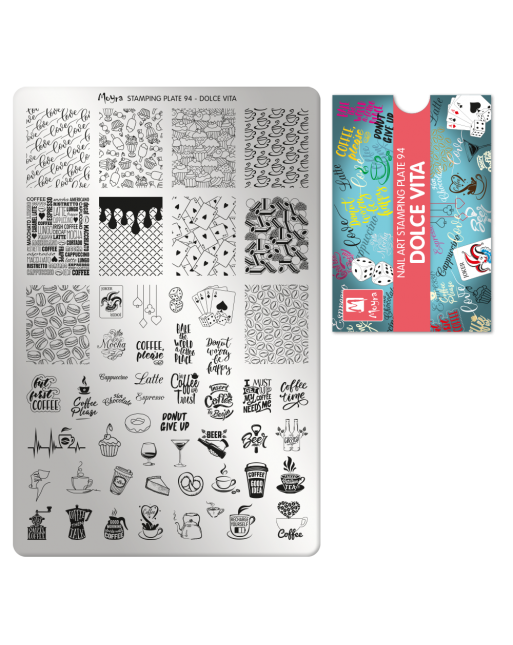 Moyra stamping plate 094 dolce vita