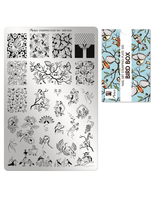 Moyra stamping plate 100 birdbox