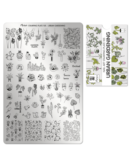 Moyra stamping plate 105 Urban gardening