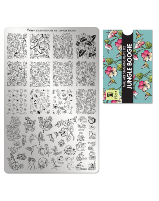 Moyra stamping plate 112 Jungle boogie