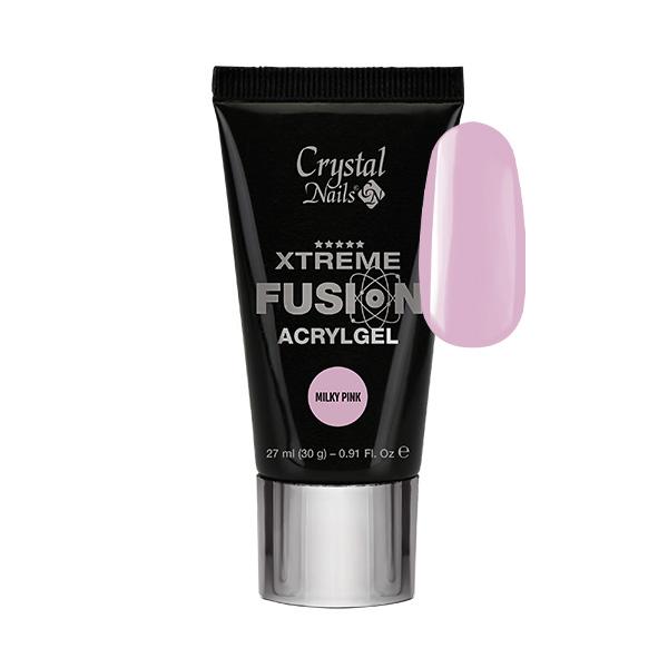 CRYSTAL NAILS - XTREME FUSION ACRYLGEL Milky Pink