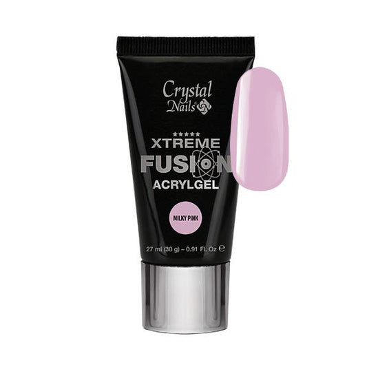 CRYSTAL NAILS - XTREME FUSION ACRYLGEL Milky Pink